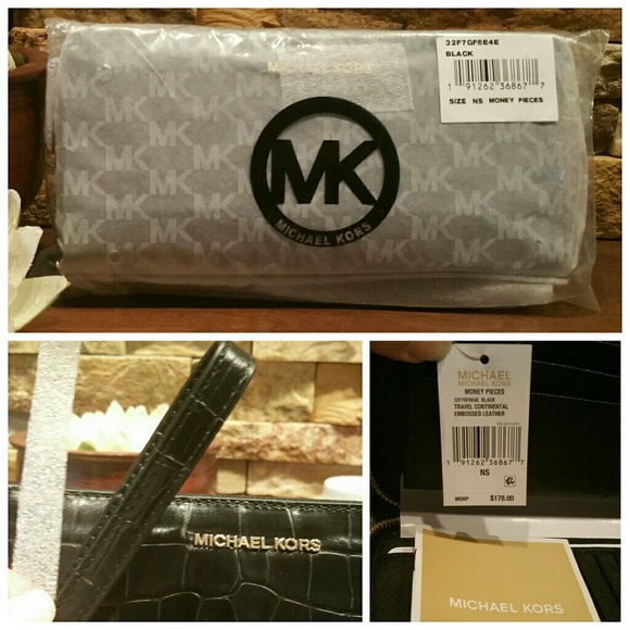 *SALE* NEW Michael Kors Travel Continental Wallet - Picture 4 of 4